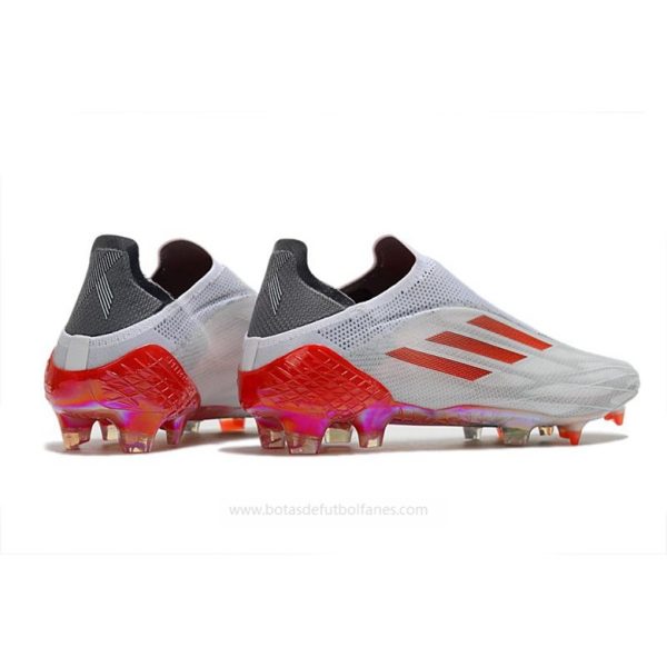 Adidas X Speedflow FG WhiteSpark Blanco Plata Rojo